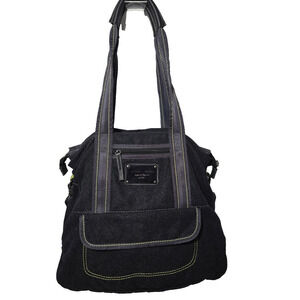 Lululemon Athletica Lucky Wool Charcoal Gray Neon XL Gym Yoga Laptop Tote Bag